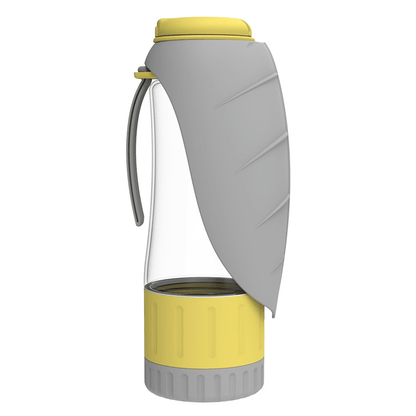 2-in-1 Portable Dog Water Bottle & Food Bowl – Foldable, Leakproof Travel Dispenser for Pets - Kool Pet Essentials