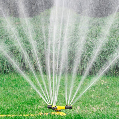 360-Degree Automatic Rotating Three-Fork Sprinkler - Kool Pet Essentials