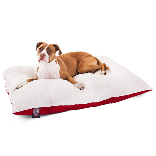 36x48 Red Rectangle Pet Dog Bed By Majestic Pet Products Large - Kool Pet Essentials