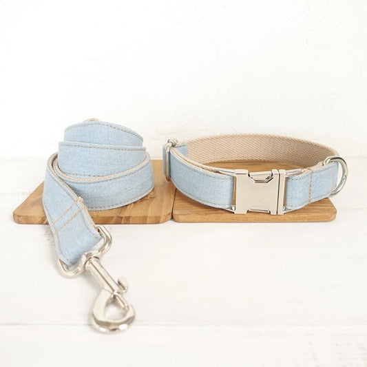 Blue Denim Leash for Pet Dogs - Kool Pet Essentials