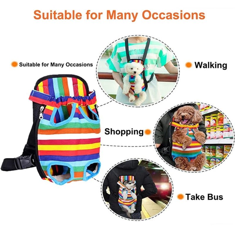 Breathable Pet Travel Backpack – Hands-Free Carrier for Dogs & Cats - Kool Pet Essentials