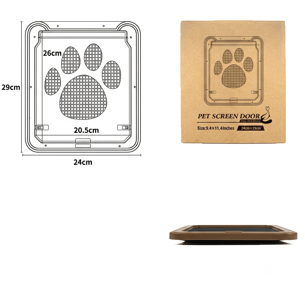 Creative Pet Door with Scratch-Resistant Design - Kool Pet Essentials