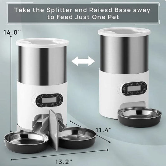 Double Meal Dispenser for Pets - Kool Pet Essentials