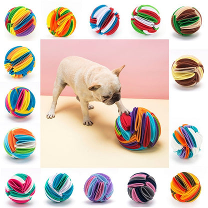 Foldable Dog Snuffle Ball For IQ Training Games - Kool Pet Essentials