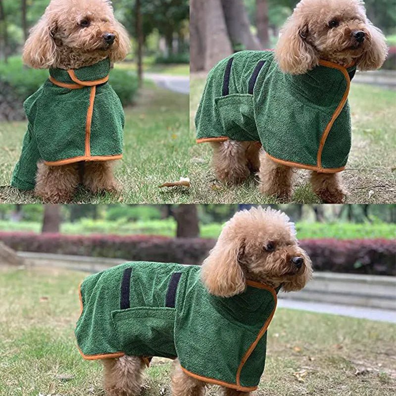 Pet Bathrobe Fast Drying Towel - Kool Pet Essentials