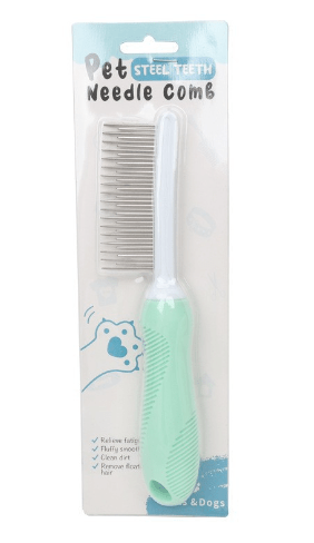 Pet Grooming Needle Comb for Cleaning Fur (Single Piece) - Kool Pet Essentials
