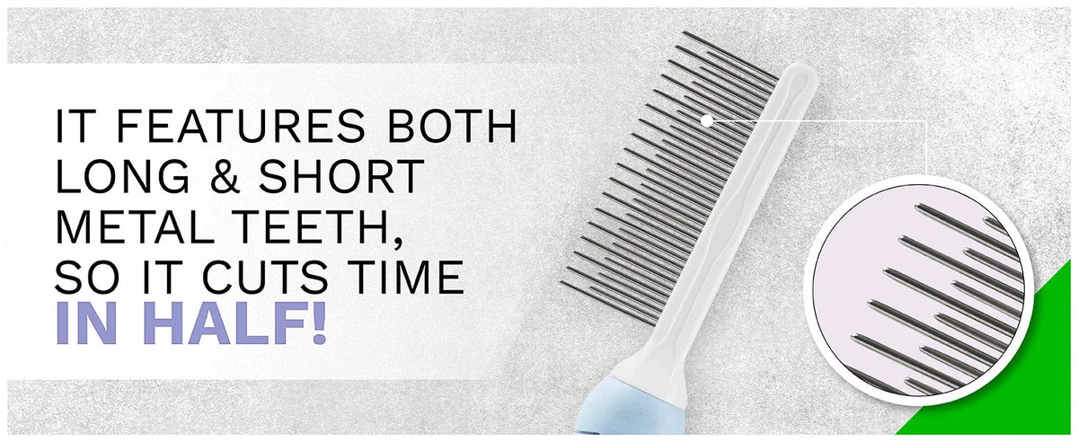 Pet Grooming Needle Comb for Cleaning Fur (Single Piece) - Kool Pet Essentials