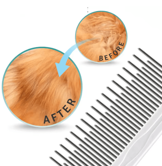 Pet Grooming Needle Comb for Cleaning Fur (Single Piece) - Kool Pet Essentials