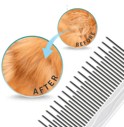 Pet Grooming Needle Comb for Cleaning Fur (Single Piece) - Kool Pet Essentials