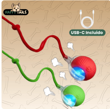 Smart Auto-Rolling Pet Ball – Self-Moving Interactive Toy for Dogs & Cats - Kool Pet Essentials